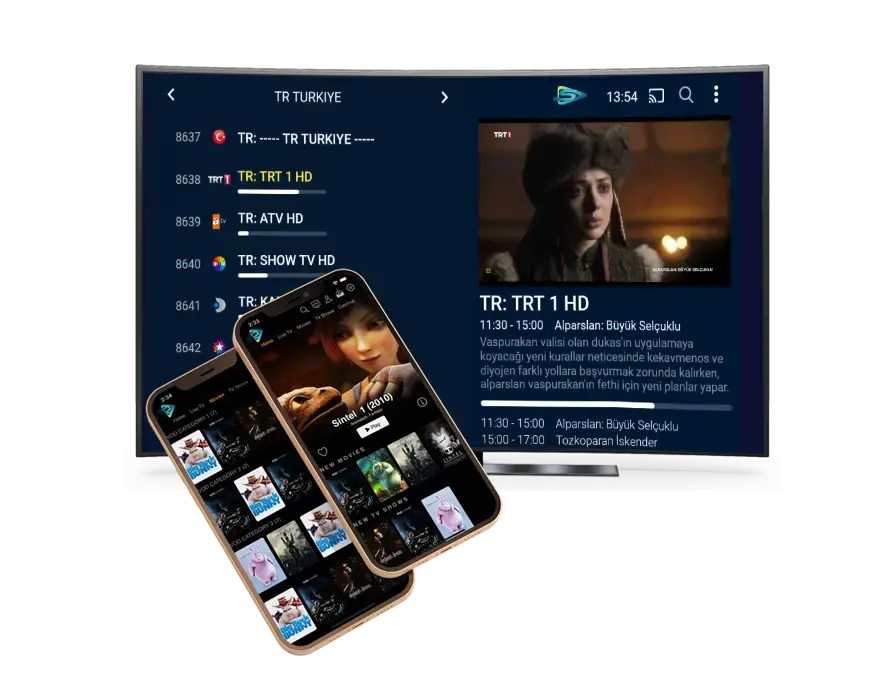 Kemo IPTV Player Interface